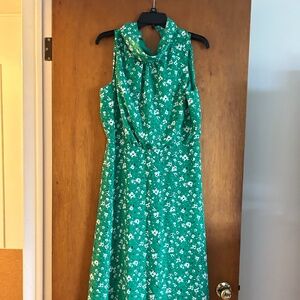 Karl Lagerfeld Green Floral dress